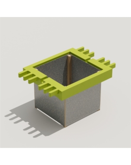 MODULAM - JARDINIERE SANS BRISE VUE