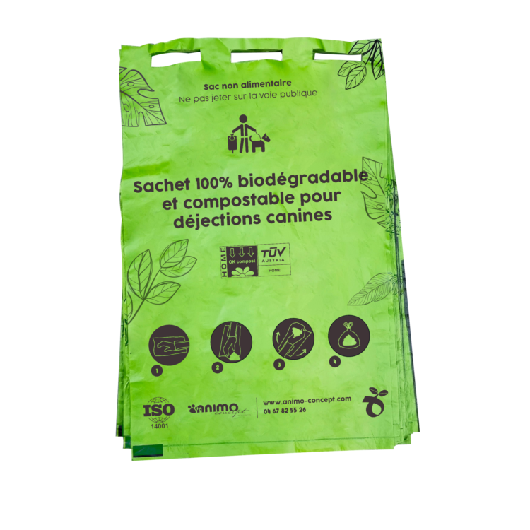 SACS VEGETAL EN LIASSE - CARTON DE 2000 SACHETS