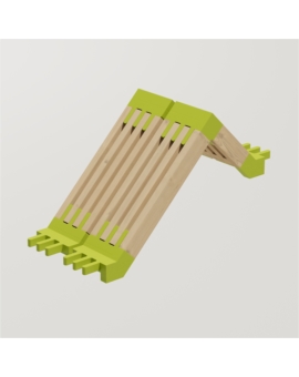 MODULAM - VAGUE - TABLE/BANC - 274 X 699 MM