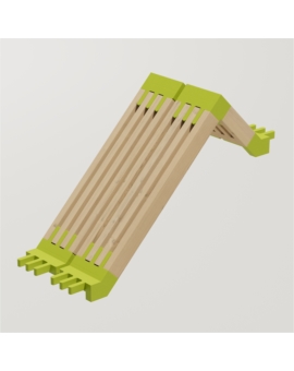 MODULAM - VAGUE - TABLE/ELEMENT BAS - 274 X 996 MM