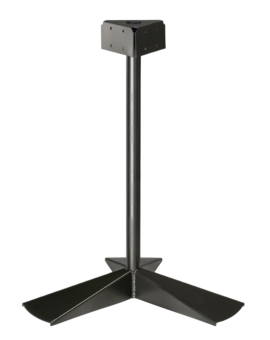 POTEAU POUR 3 FLUX - GRIS MANGANESE - A POSER