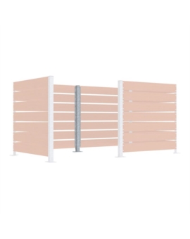 POTEAU D'ANGLE - POUR CACHE CONTENEUR - GALVA