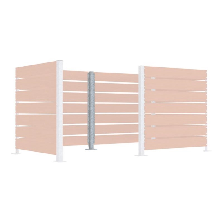 POTEAU D'ANGLE - POUR CACHE CONTENEUR - GALVA