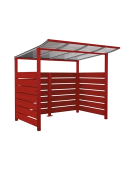 Abri cycles Modulo complémentaire L. 2500 mm