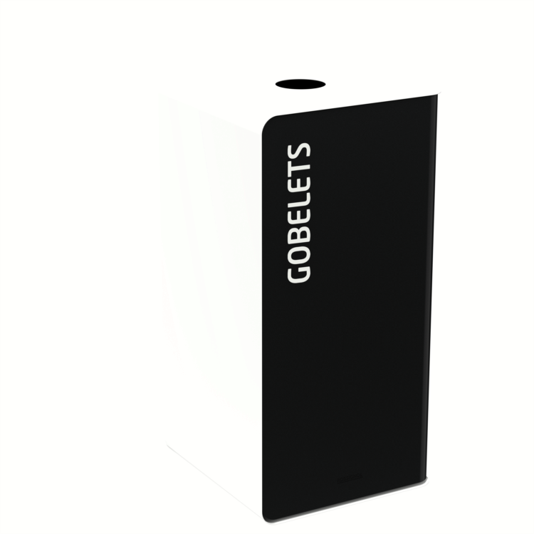 BORNE DE TRI CUBATRI - GOBELETS - BLANC