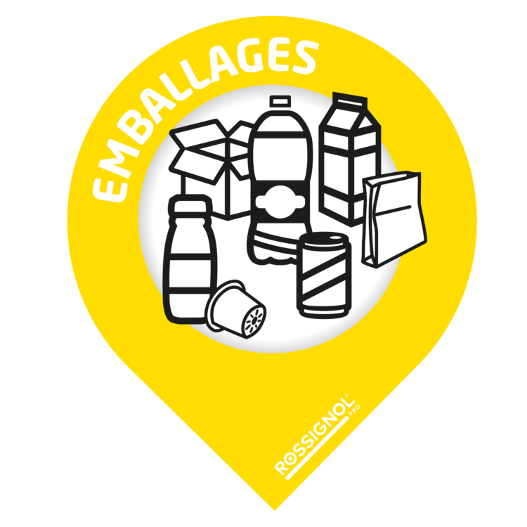 STICKER - JAUNE - EMBALLAGE 