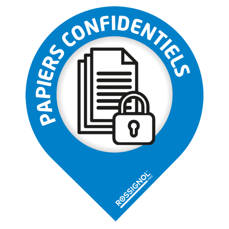 Lot de 10 stickers pour borne de tri