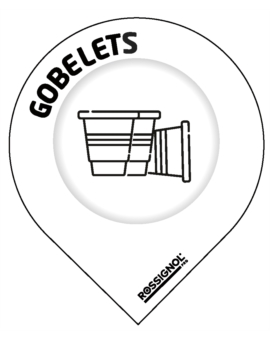 Lot de 10 stickers pour borne de tri