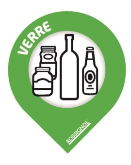 Lot de 10 stickers pour borne de tri