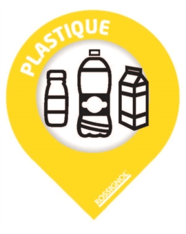 Lot de 10 stickers pour borne de tri