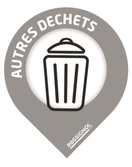 Lot de 10 stickers pour borne de tri