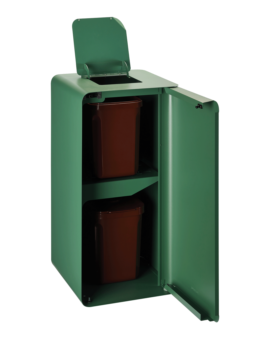 BORNE DE TRI - CUBATRI SIGNATURE - 2X10L - BIODECHETS