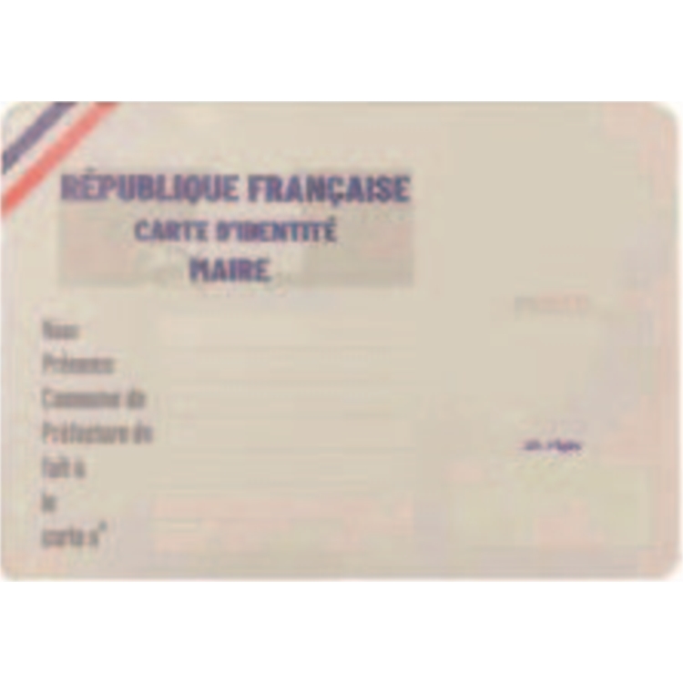 CARTE ÉLU PENTAPRINT