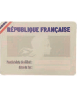 CARTE ÉLU PENTAPRINT