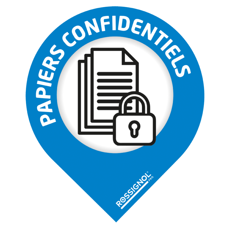Lot de 10 stickers pour borne de tri
