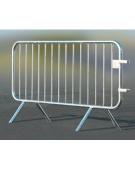 BARRIERE DE MANIFESTATION GALVA - VENDUE PAR 5 L. 2000MM