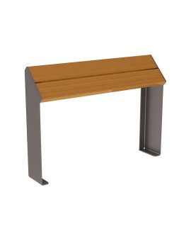 ASSIS-DEBOUT BOIS/ACIER CUB CHENE CLAIR GRIS PROCITY