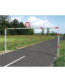 PORTIQUE PIVOTANT GALVANISE 5M