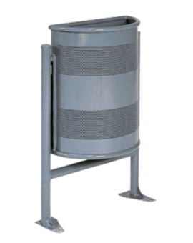 CORBEILLE 1/2 CIRCULAR ACIER