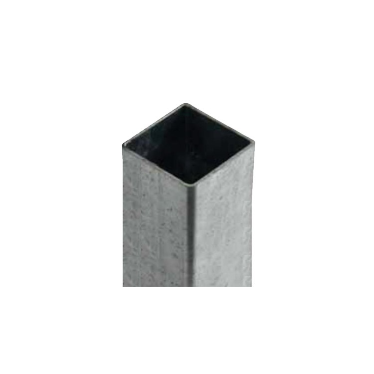 SUPPORTS ACIER 80 X 80MM - ÉP.2MM H. 2000MM