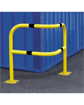 BARRIERE D'ANGLE RENFORCE 2 PIEDS A SCELLER GALVANISE