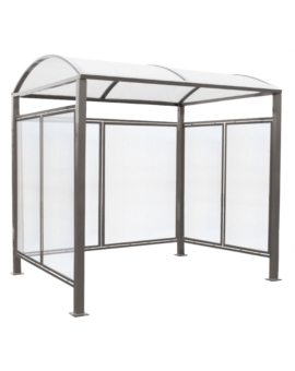ABRI CYCLES TB CARRE / BARDAGE DE FOND - INITIAL GRIS PROCITY
