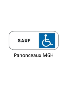 PANONCEAUX TYPE M6H - POUR TYPE B6D