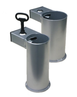 SYSTEME AMOVIBILITE AVEC VERROUILLAGE - POUR POTELETS