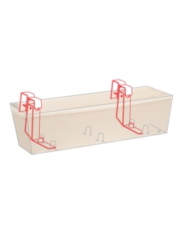 LOT DE 2 FIXATIONS - POUR BALCONNIERE CONTRE MUR