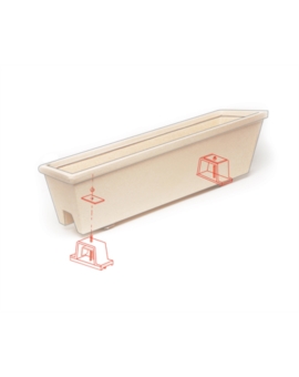 LOT DE 2 FIXATIONS - POUR BALCONNIERE SUR RAMBARDE L.830MM