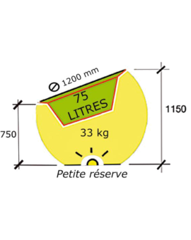 RESERVE 75 LITRES POUR POT MAXI