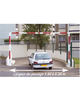 PORTIQUE FIXE EXTENSIBLE DE 3,85 A 5,2M - SANS TIRANTS