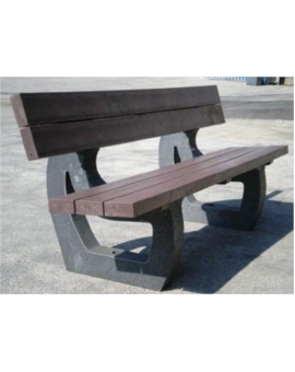 BANC PARTHENAY 1500MM GRIS