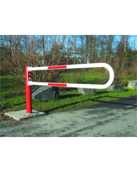 BARRIERE PIVOTANTE BI-COLORE V1 A SCELLER L. 1000MM