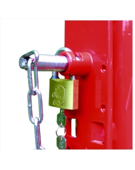 BARRIERE PIVOTANTE BI-COLORE V1 A SCELLER L. 1000MM