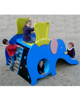 TOBOGGAN BABAR - 2 À 6 ANS - BLEU