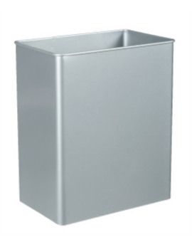 CORBEILLE PIVOTANTE RECT. MURALE 27L GRIS MANGANESE