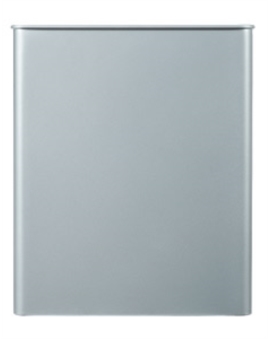 CORBEILLE PIVOTANTE RECT. MURALE 27L GRIS MANGANESE