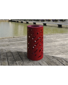 CORBEILLE OPALINE 80L RAL 5010-BLEU STANDARD