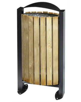 CORBEILLE BELTAINE 60L RAL 6005-V.MOUSS
