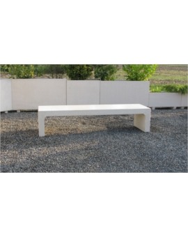 BANQUETTE BETON MISTEE BLANC NATUREL A SCELLER
