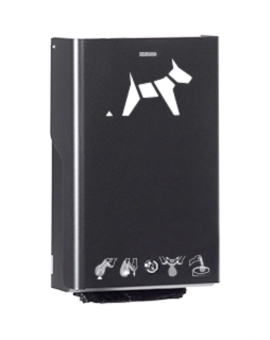 DISTRIBUTEUR SACS CANINS MURAL LIASSES RAL 6005-V.MOUSS