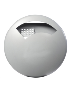 CENDRIER GALET 0,5L GRIS MÉTAL RAL 9006