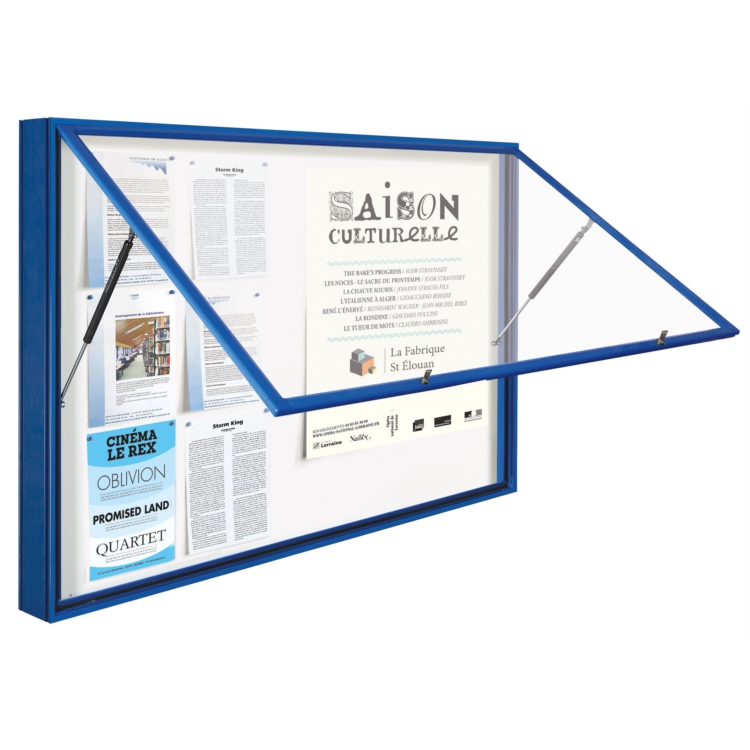 VITRINE AGATE 18A4 RAL 5010-BLEU