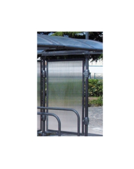 BARDAGES LATERAUX POUR ABRI CYCLES GRIS PROCITY