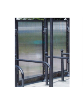 BARDAGES DE FOND ABRI POUR CYCLES GRIS PROCITY
