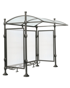 BARDAGES DE FOND ABRI POUR CYCLES GRIS PROCITY