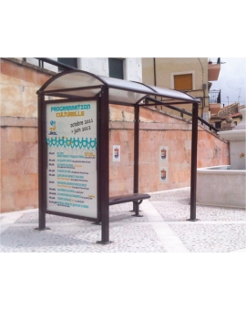 STATION BUS CASABLANCA GRIS PROCITY AVEC 1 BARDAGE LATERAL