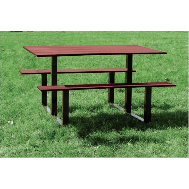 TABLE PIQUE NIQUE ALICANTE STANDARD RAL 3004-BDX