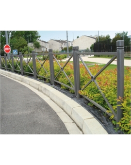 BARRIERE PROVENCE GRIS PROCITY AGORA SANS ROSACE L. 1072MM